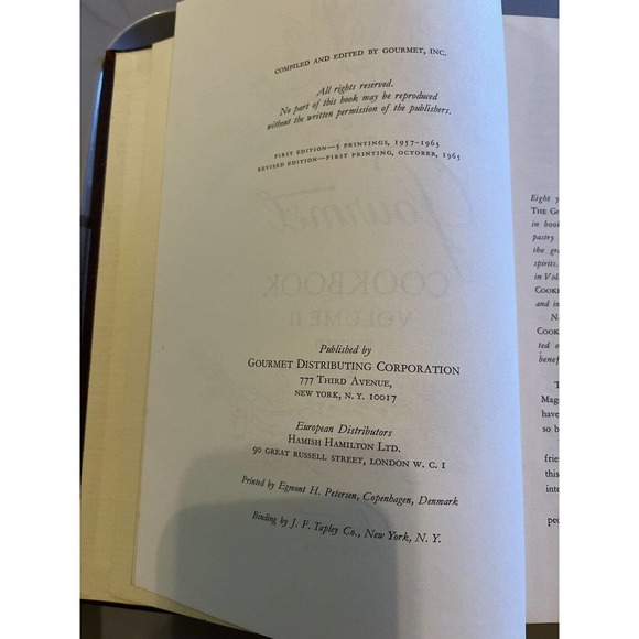 Vintage The Gourmet Cookbook 1965 Volume II - Picture 3 of 5